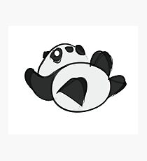 Tumbling Panda Bear Photographic Print