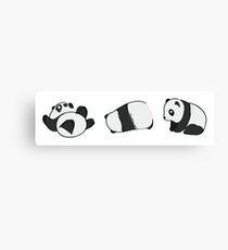 Tumbling Panda Bears (SET) Canvas Print