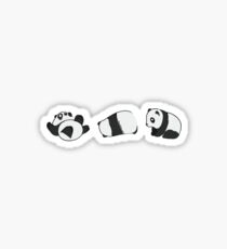 Tumbling Panda Bears (SET) Sticker