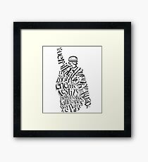 The Battle Of The Songs Framed Print