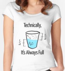 Science is Optimistic Women's Fitted Scoop T-Shirt