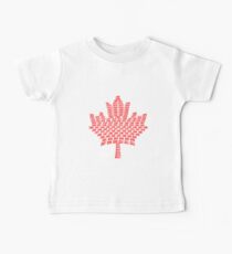 Canada 150 1867 - 2017 Celebrations in Numbers Typography Baby Tee