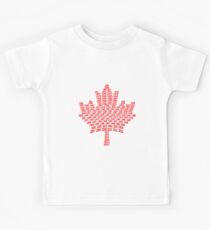 Canada 150 1867 - 2017 Celebrations in Numbers Typography Kids Tee