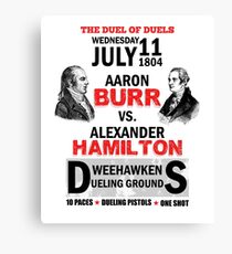 Lienzo Hamilton Vs Burr
