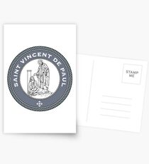 ST VINCENT DE PAUL MEDALLION Postcards