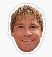 Steve Irwin head Sticker