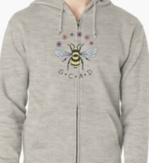 Art the Bee from Savannah College of Art and Design Zipped Hoodie