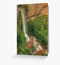 Katoomba Falls from the lookout Greeting Card