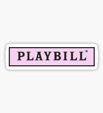 Playbill Pink Sticker