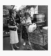 Shopping Companion Photographic Print