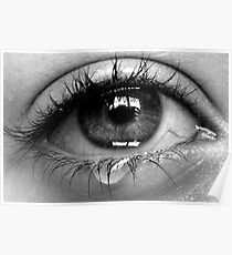 weinendes Auge Poster