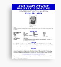 Wanted Canvas Print