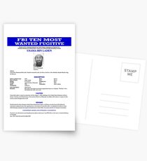 Wanted Postcards