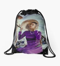 The Girl Drawstring Bag