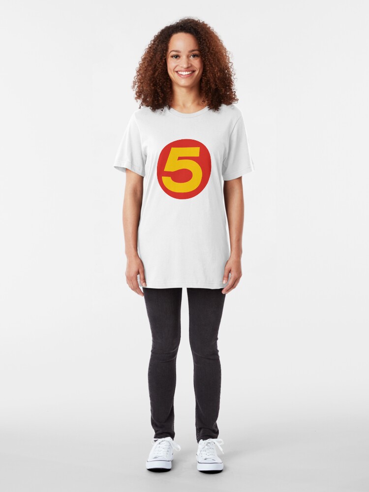 number 5 t shirt