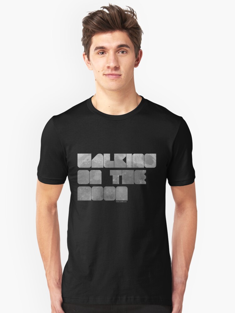 Alternate view of Walking on the Moon Slim Fit T-Shirt
