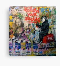 Follow your dreams - graffiti design Canvas Print