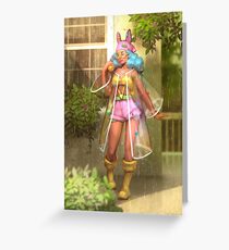 Summer rain Greeting Card