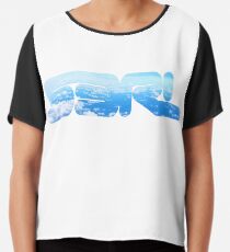 S3RL sky edition Chiffon Top