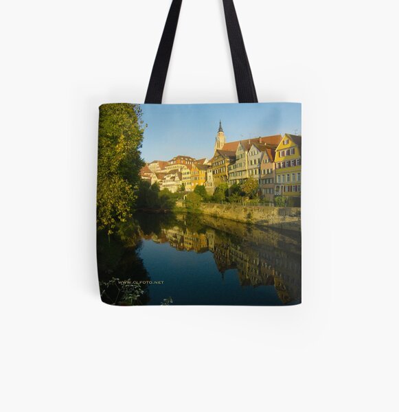 Postcard from Tübingen, Germany All Over Print Tote Bag