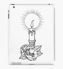 Vintage Flower Candle iPad Case/Skin