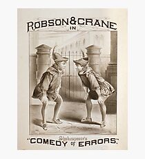Performing Arts Posters Robson Crane in Shakespeares Comedy of errors 0617 Photographic Print