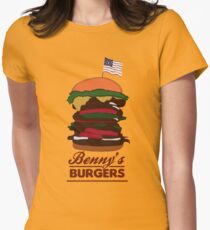 Benny's Burgers Women's Fitted T-Shirt