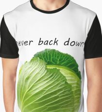 NEVER BACK DOWN. EVER. #PAPAHACKERARMY Graphic T-Shirt