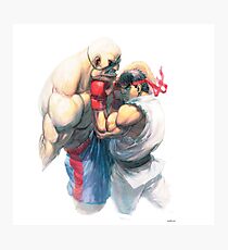 Street Fighter #1 - Sagat vs Ryu Photographic Print