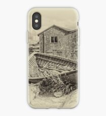 Peggy's Cove - sepia iPhone Case