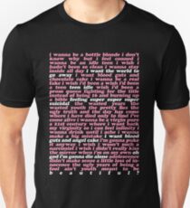 TEEN IDLE LYRICS Unisex T-Shirt