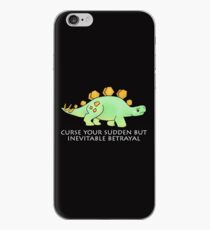 Firefly Wash's stegosaurus quote. (darker backgrounds) iPhone Case