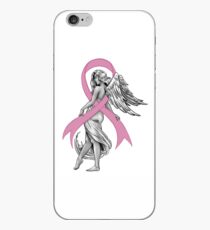 breast cancer angel death loss iPhone Case