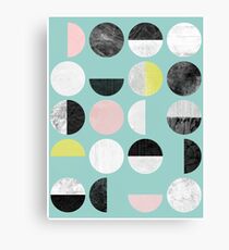 Half Circles Canvas Print