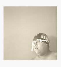 Swim Cap and Goggles Photographic Print