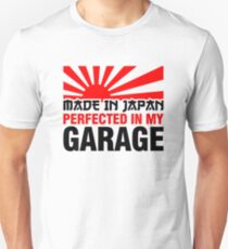Camiseta unisex Hecho en Japón PERFECCIONADO EN MI GARAJE (3)