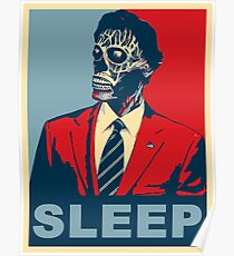 They Live - Sleep Poster