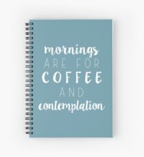 Stranger Things: Mornings are for Coffee and Contemplation Spiral Notebook