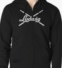 Sudadera con capucha y cremallera Ludwig Drums