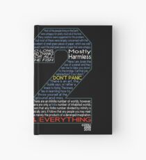 Hitchhiker's Guide 42 Quotes Hardcover Journal