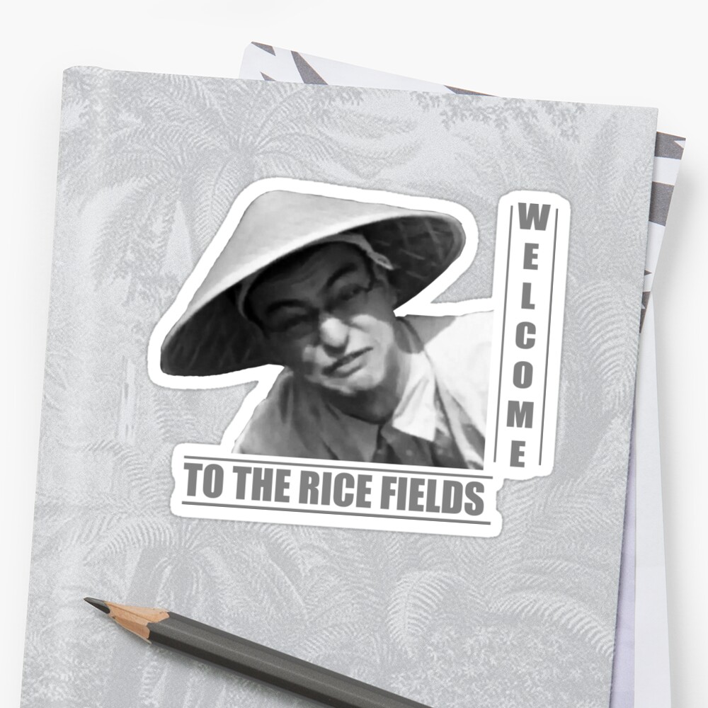 welcome to the rice feilds