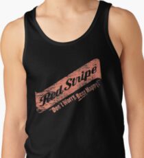 Don't Worry Red Stripe Beer Happy Men's Tank Top