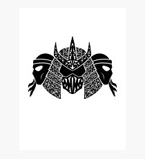 Foot Clan (black) Photographic Print
