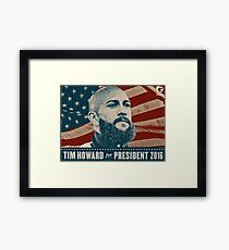 Tim Howard Framed Print