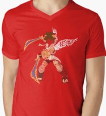The Fight Is On! | Pit Typography Men's V-Neck T-Shirt
