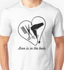 Love is in the hair VRS2 Unisex T-Shirt