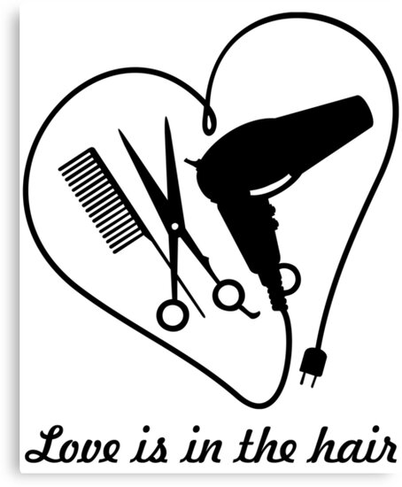 Download "Love is in the hair VRS2" Canvas Prints by vivendulies | Redbubble