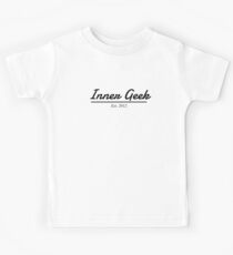 Inner Geek Est. 2012 (Black) Kids Tee