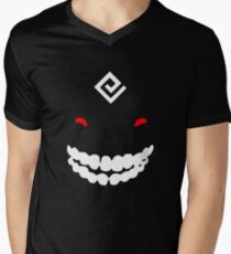 Schwarzer Geist aus schwarzer Wüste T-Shirt mit V-Ausschnitt