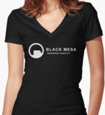 Black Mesa Women's Fitted V-Neck T-Shirt